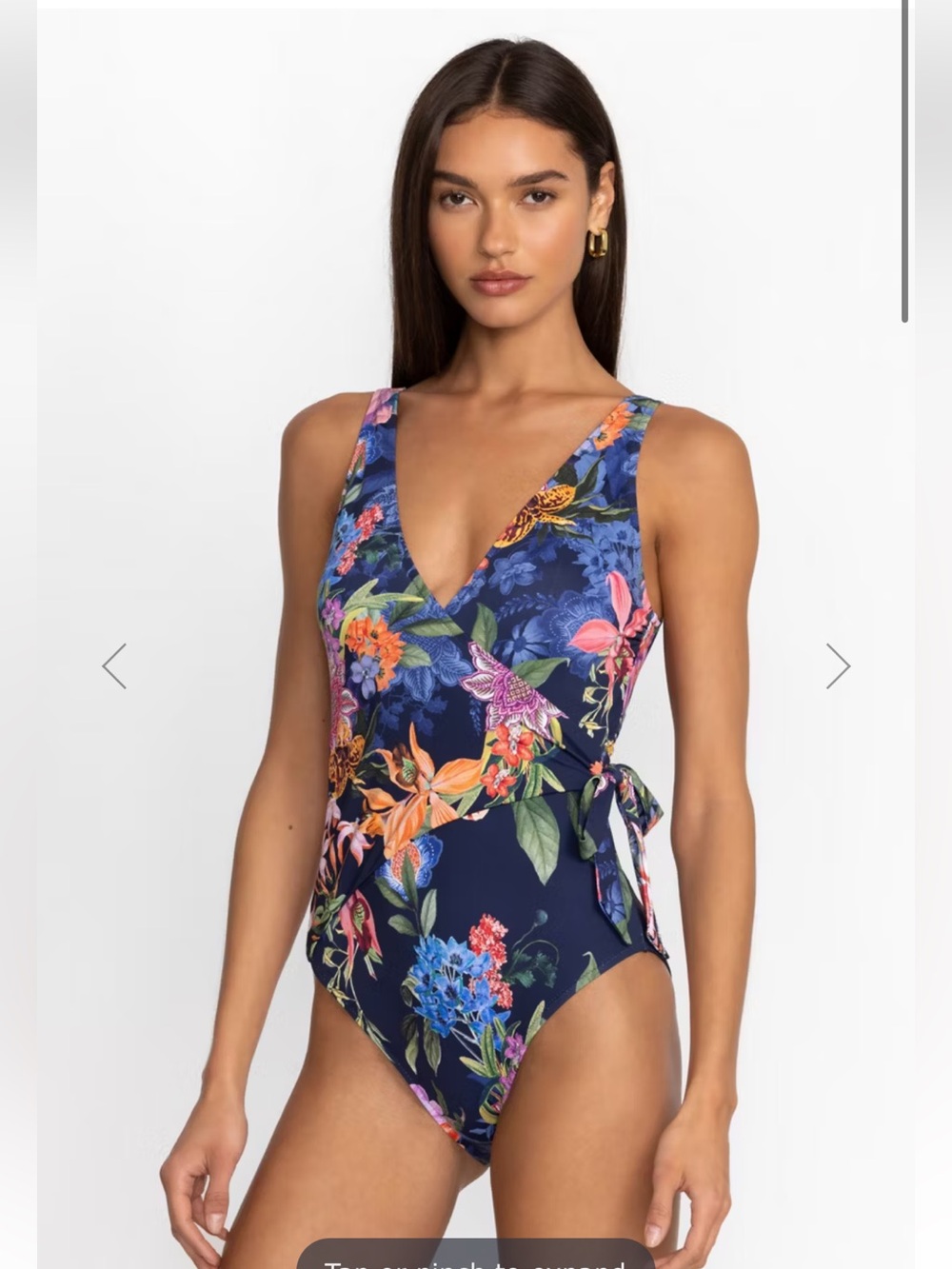 Johnny Was  NEON JUNGLE WRAP ONE PIECE one-piece swimsuit